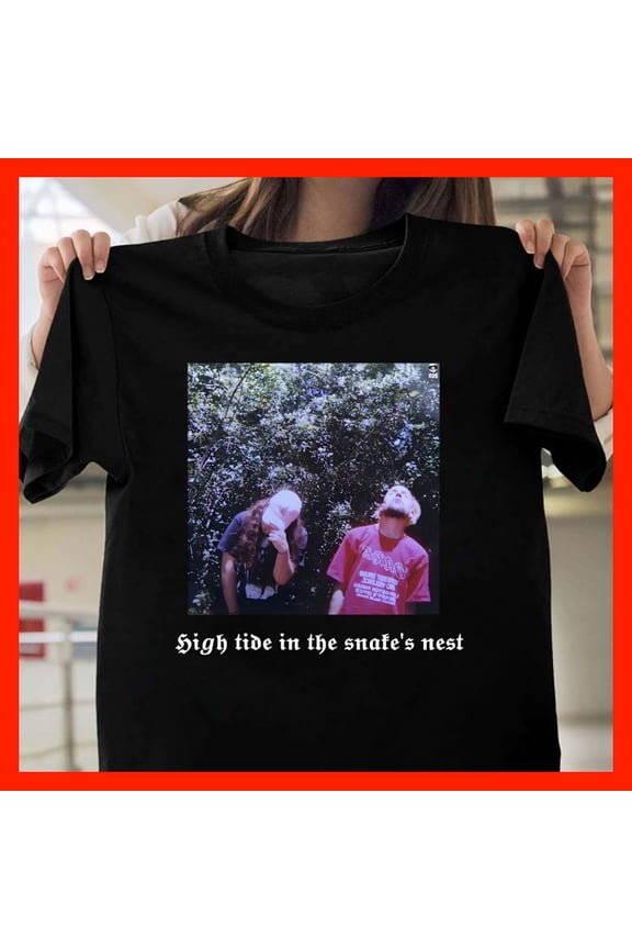 High Tide in the Snafe's Nest T-Shirt - Lo-fi Indie Aesthetic Grunge Music Tee T1322, Softstyle for Unisex, Inclusive Sizing to 5XL