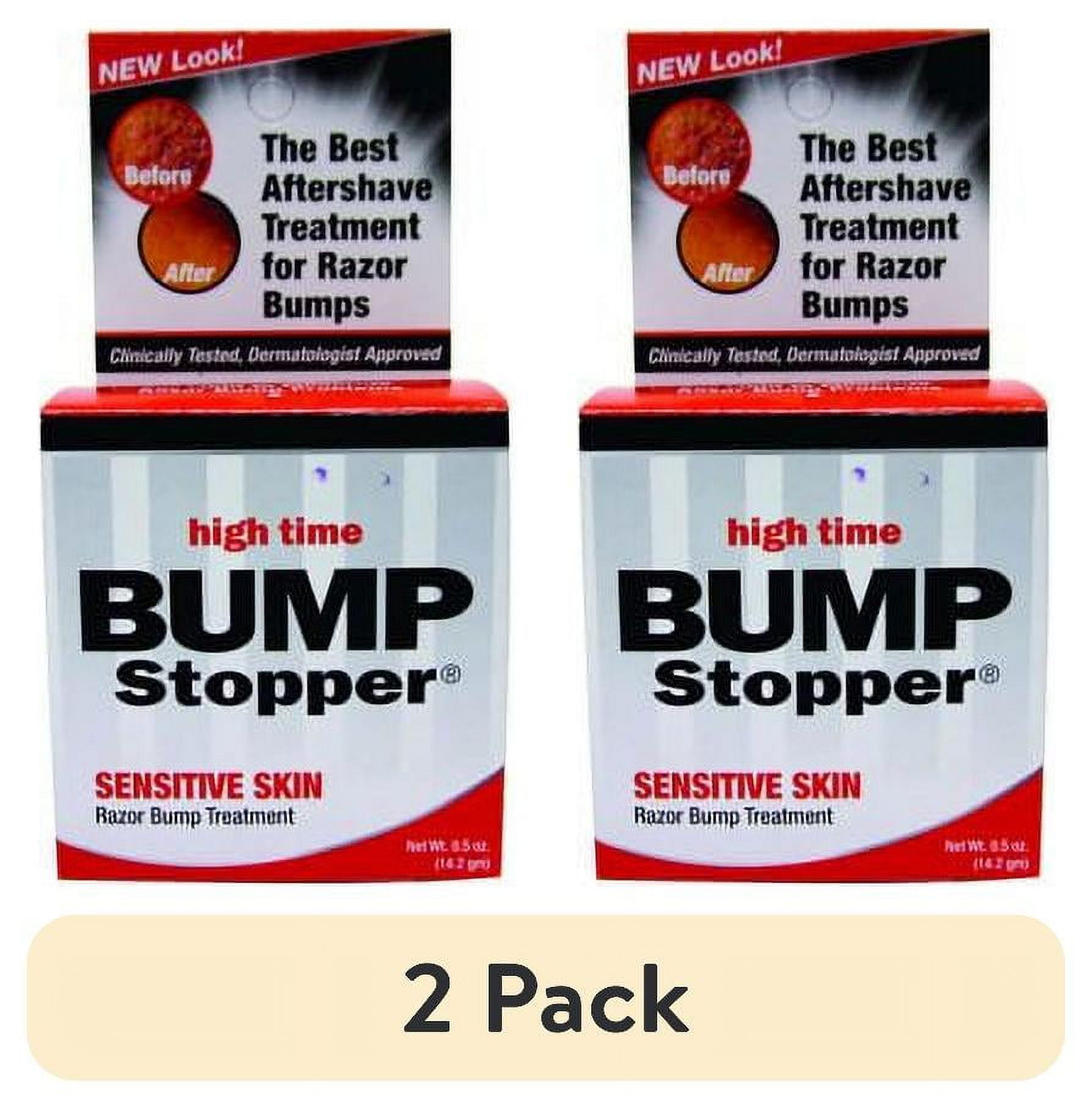 (2 pack) High Time Bump Stopper Sensitive Skin Razor Bump Treatment, 0.5 oz