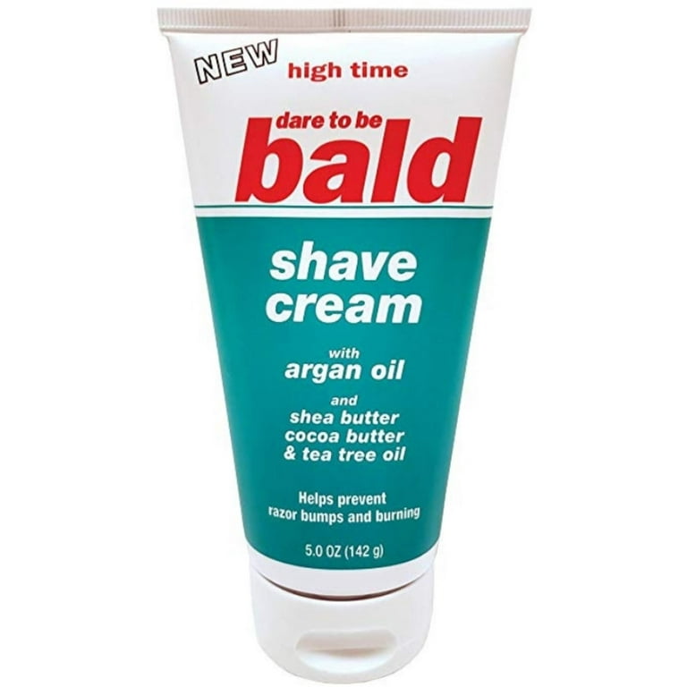 HIGH TIME DARE 2B BALD Shave Cream With Argan Oil (5oz) HIGH TIME DARE 2B BALD Shave Cream With Argan Oil (5oz)