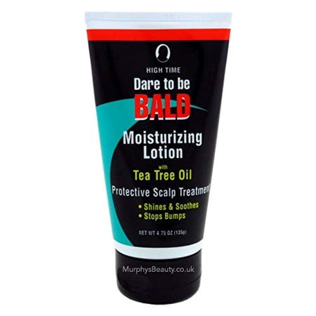 High Time Moisturizer Dare To Be Bald Scalp Treatment, Tea Tree, 4.75 Ounce, white (825930)