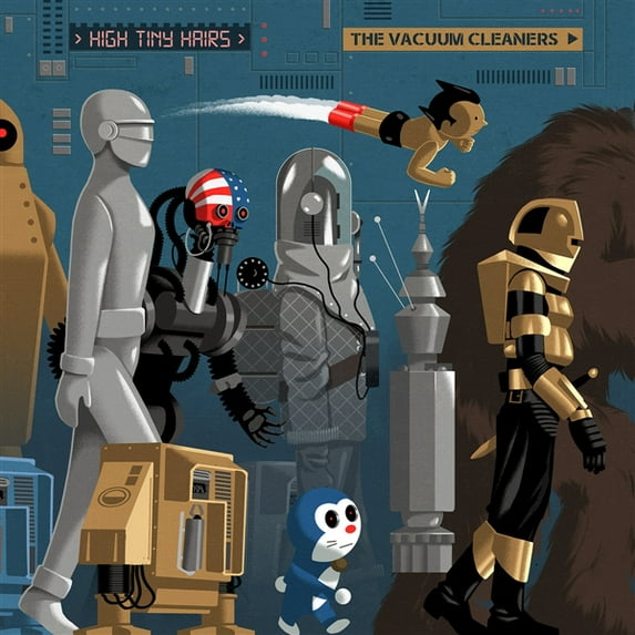 High Tiny Hairs/The Vacuum Cleaners Robot Parade, Vol. 1 (Vinyl Record) 7" Single