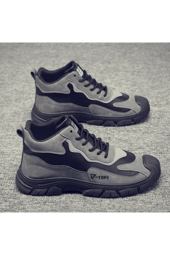 High-Top Casual Work Boots Outdoor Mountaineering Shoes Hiking Shoes