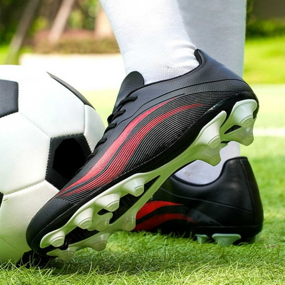 High Top Football Shoes Long Staple Screed Football Shoes Competition Training Football Shoes 11 To 18 And Above