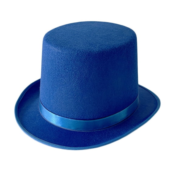 High Top Hat Felted Magician Gentleman Hat For Women Men Kids Role Play