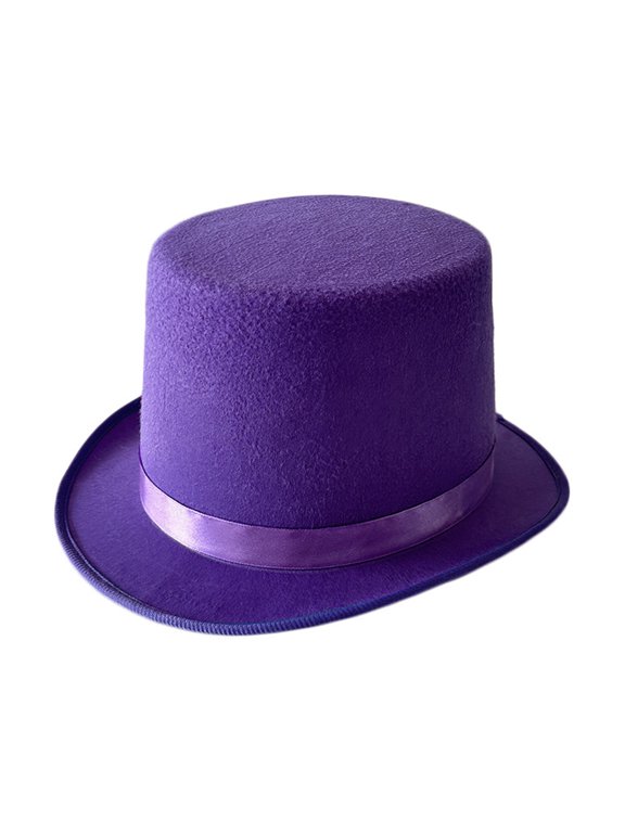 High Top Hat Felted Magician Gentleman Hat For Women Men Kids Role Play