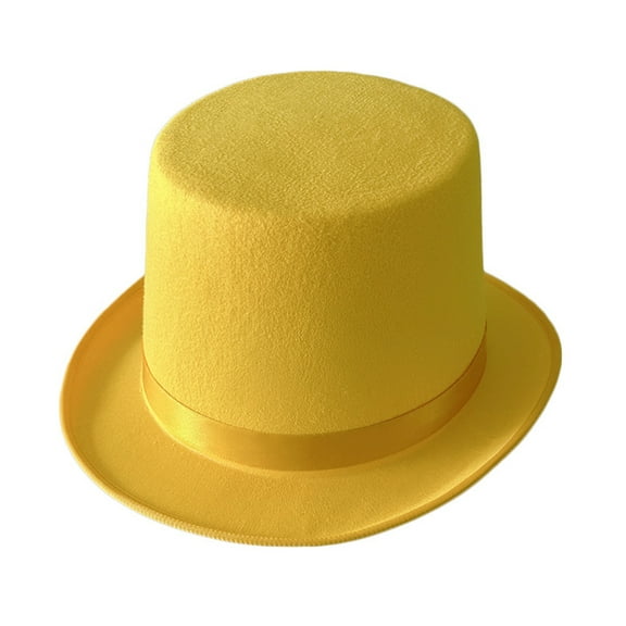 High Top Hat Felted Magician Gentleman Hat For Women Men Kids Role Play