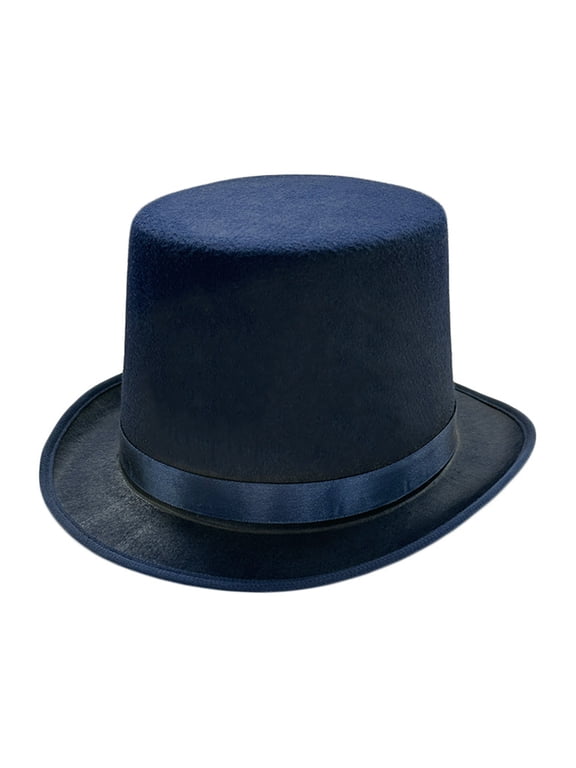 High Top Hat Felted Magician Gentleman Hat For Women Men Kids Role Play