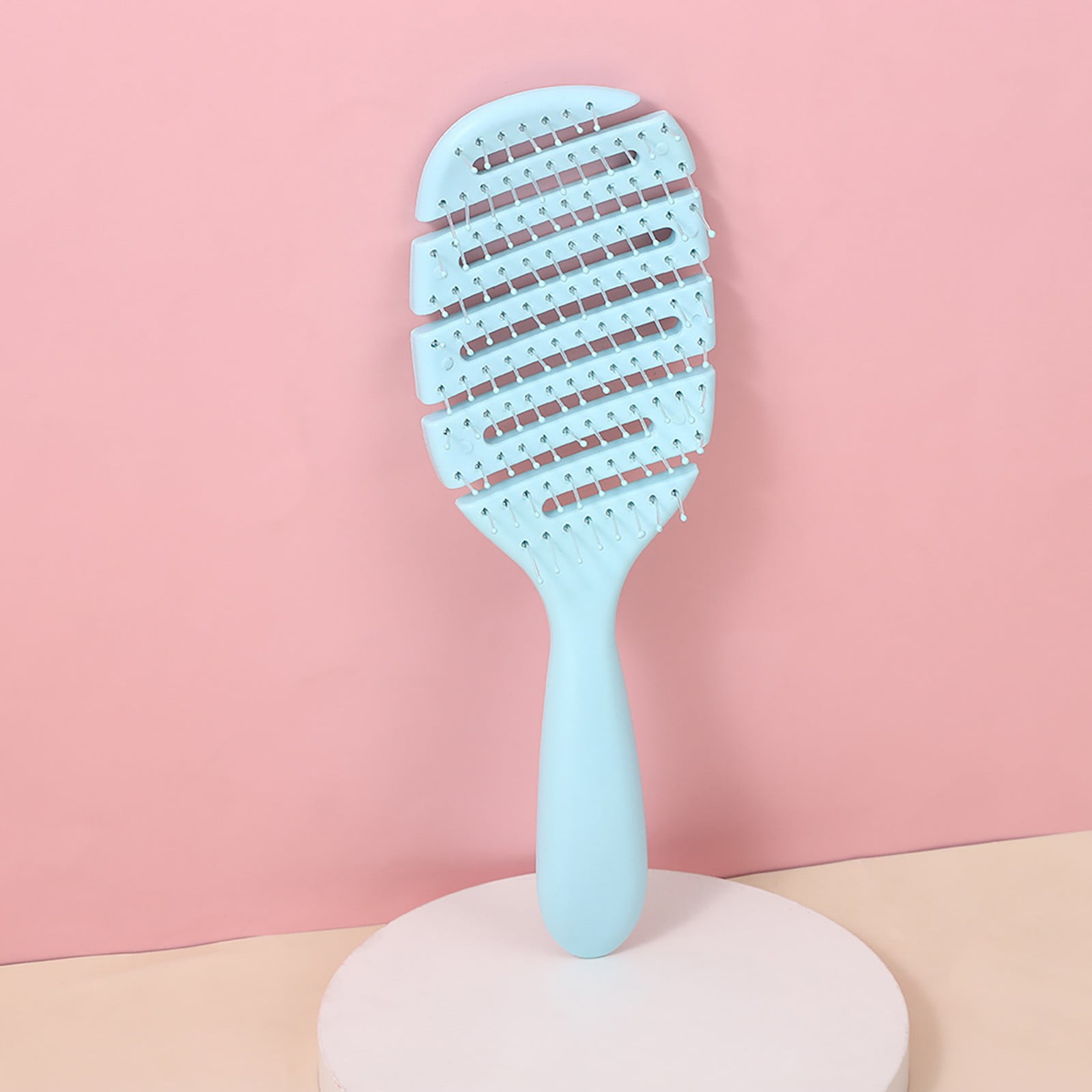 High Top Hollow Rib Comb And Portable Women's Hair Massage Comb Long