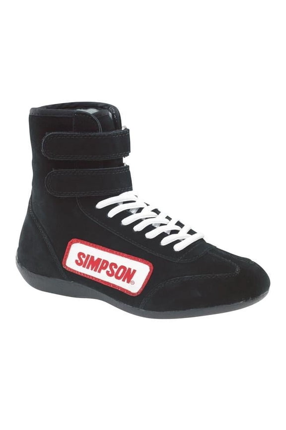 High Top Shoes, Size 9 - Black