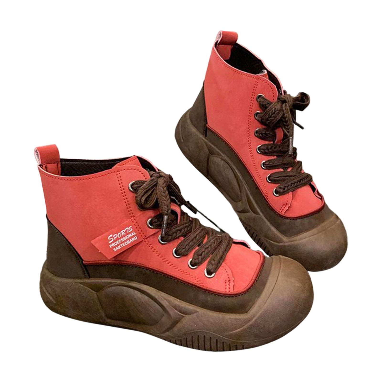 High Top Sneakers Platform Sneakers Nonslip Boots for Walking