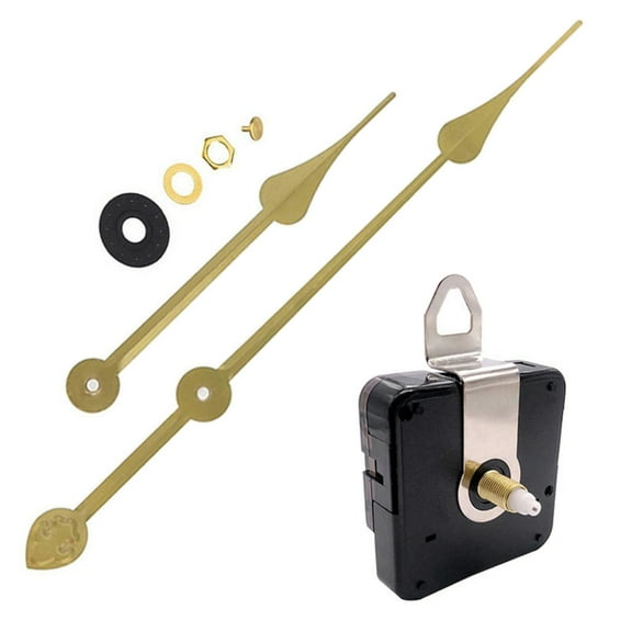 High Torque 18mm Shaft Clock Movement Mechanism DIY Repair Parts with Hour Minutes Hands for Silent Quartz Clock