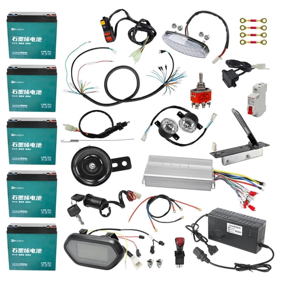 High Torque 60V 2500W Brushless Differential Motor Kit with Gearbox ...