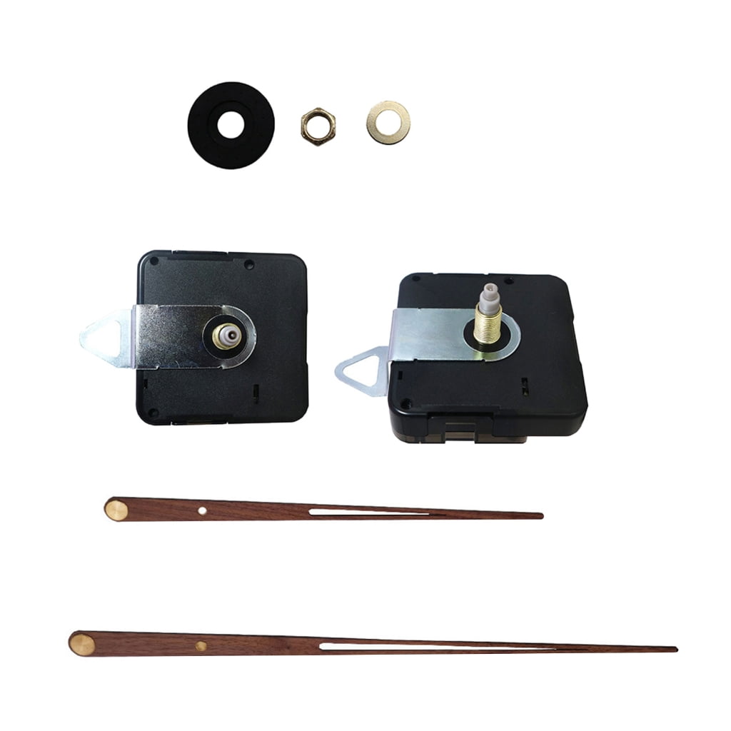 High Torque Clock Movement Replacement Set with Wood Hands for DIY Wall ...