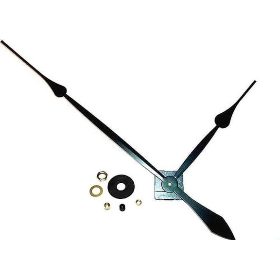 High Torque Clock with 17.75 in Long Balanced Black Spaded Hands, No11, Large Wall Clock, DIY, Power, , Repair$$Tools