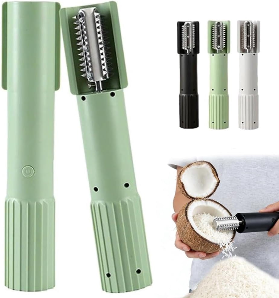 High-Torque Electric Coconut Scraper, Handheld Grater with Safety ...
