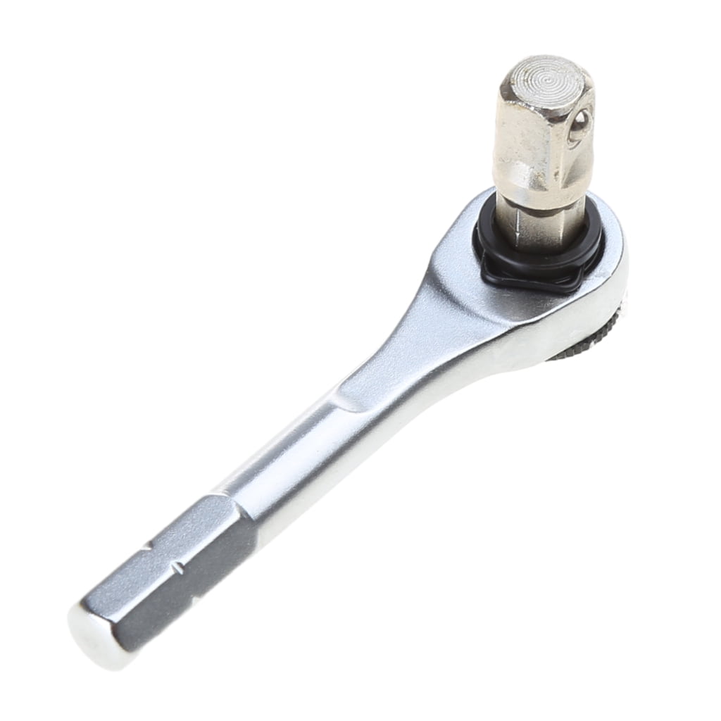 High Torque Fast Ratchet Wrench Mini 1/4 Screwdriver Rod Quick Socket ...