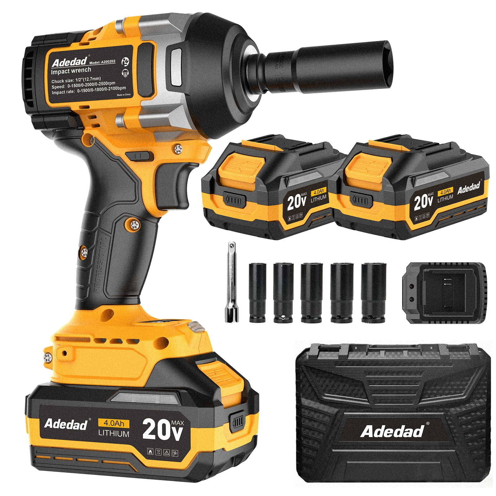 High Torque Impact Wrench (737 ft-lbs) 1/2 inch Cordless