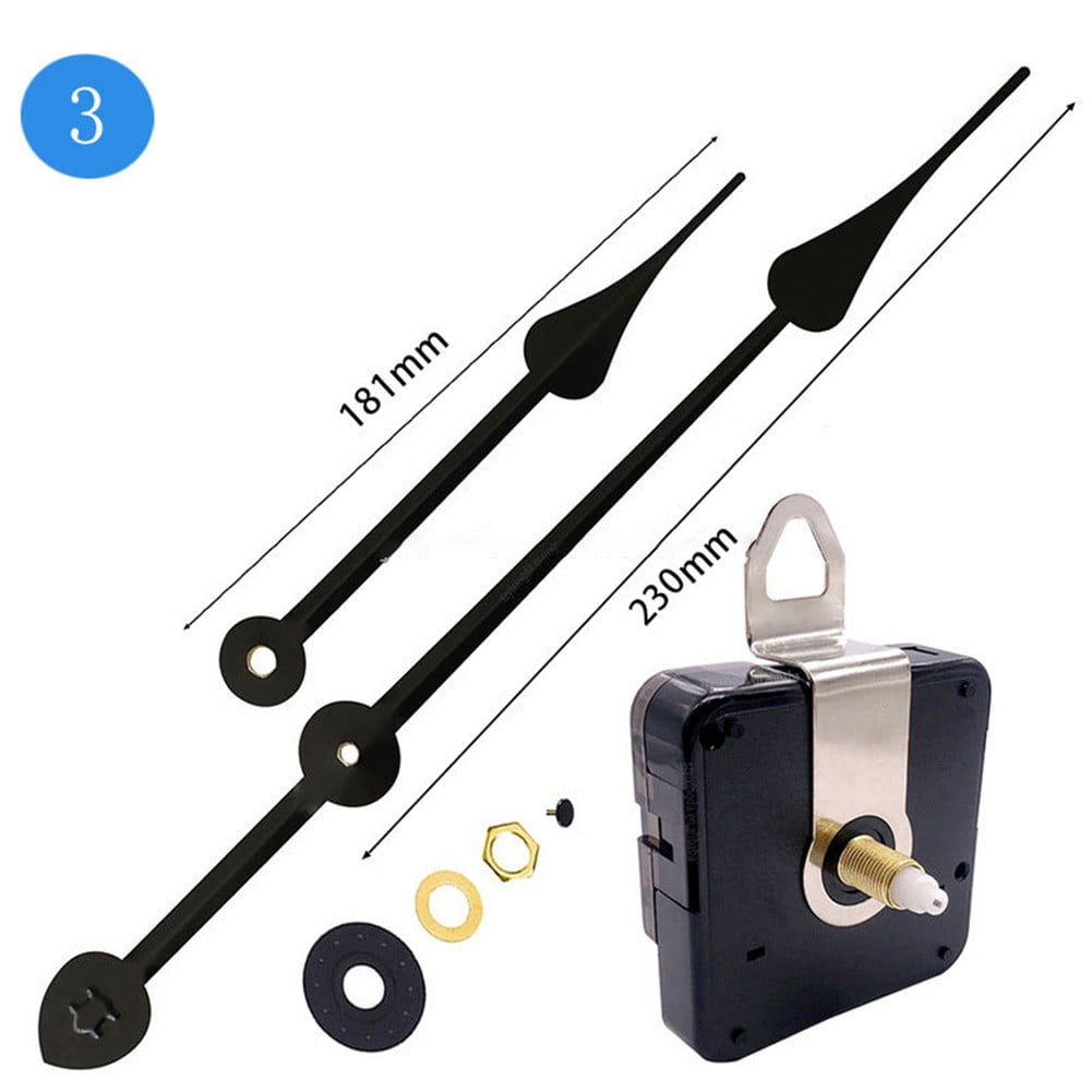 High Torque Long Hands Silent Quartz Clock Movement Mechanism