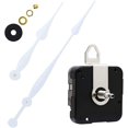thumbnail image 1 of High Torque Long Shaft Clock Movement Mechanism with 12 Inch Long Spade Hands (White 1 Set), 1 of 5