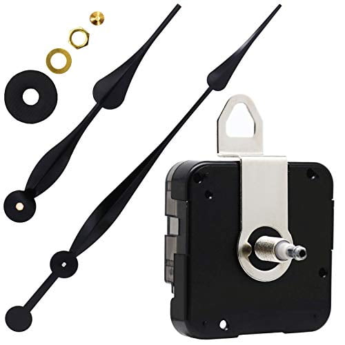 High Torque Long Shaft Clock Movement Mechanism with 12 Inch Long Spade Hands