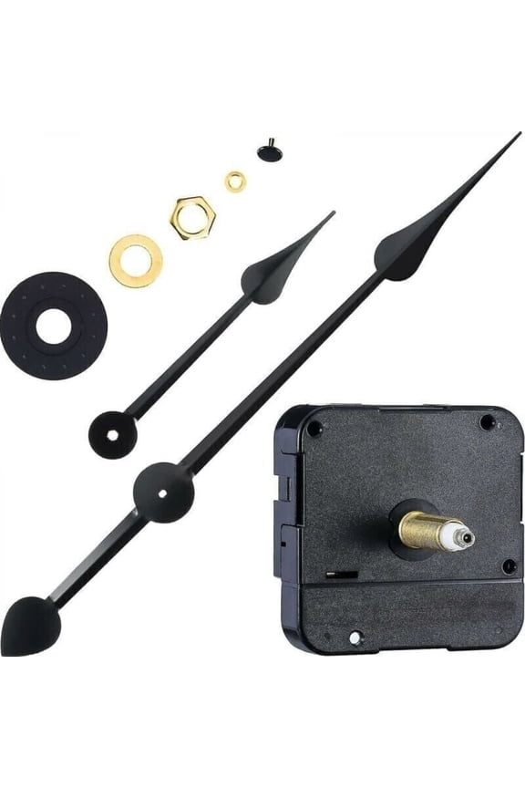 High Torque Long Shaft Clock Movement Motor with 7-inch Spade Hands