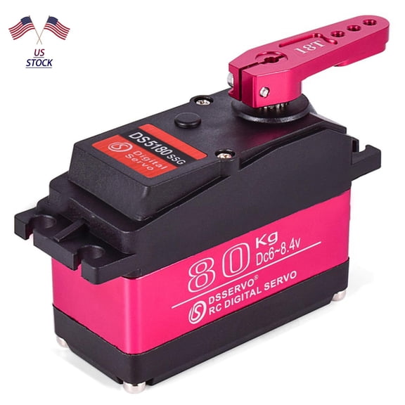 High Torque Waterproof 80KG Digital Servo With 18T Servo Arm For RC Car 1/5 q