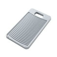 thumbnail image 1 of High Toughness Laundry Board Wash Board, Washboard for Hand Washing Clothes, Plastic Laundry Scrub Board Household Portable Washing Board, Non-slip Washboard Scrubbing Board for Hand(Grey,11x6.3"), 1 of 5