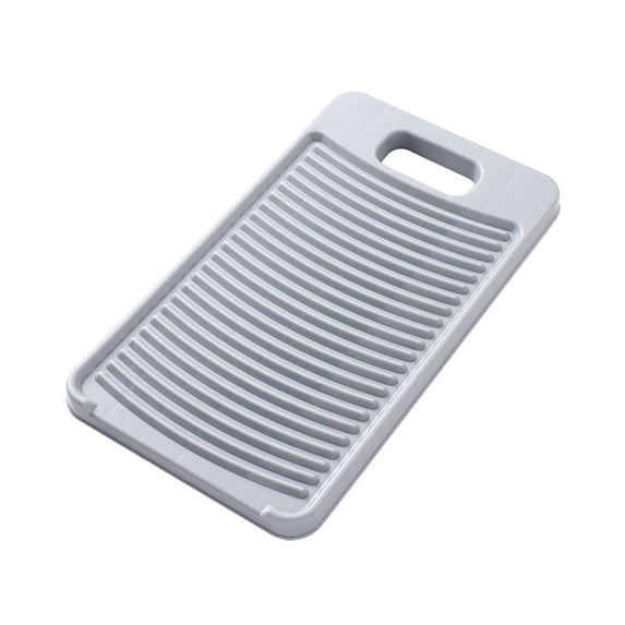 High Toughness Laundry Board Wash Board, Washboard for Hand Washing Clothes, Plastic Laundry Scrub Board Household Portable Washing Board, Non-slip Washboard Scrubbing Board for Hand(Grey,11x6.3")