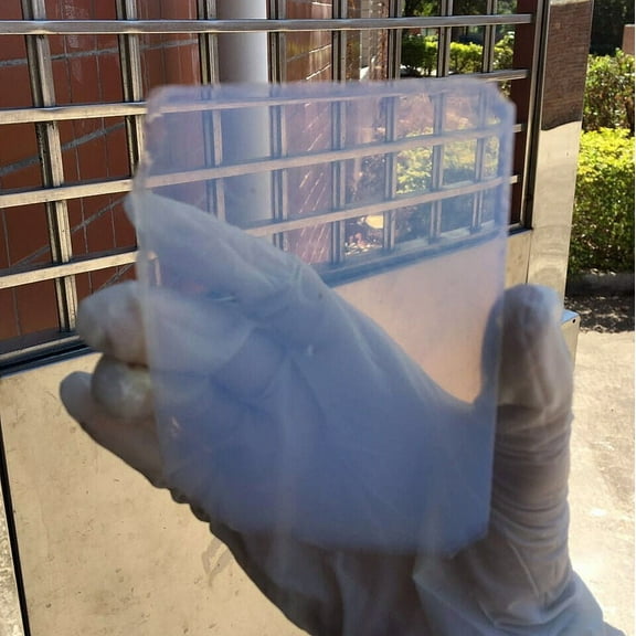 High-Transparency Aerogel Cube – Lightweight, High-Porosity Scientific Gift Aerogel Block – Ultra-Light, High-Permeability & Porosity, Unique Gift Idea
