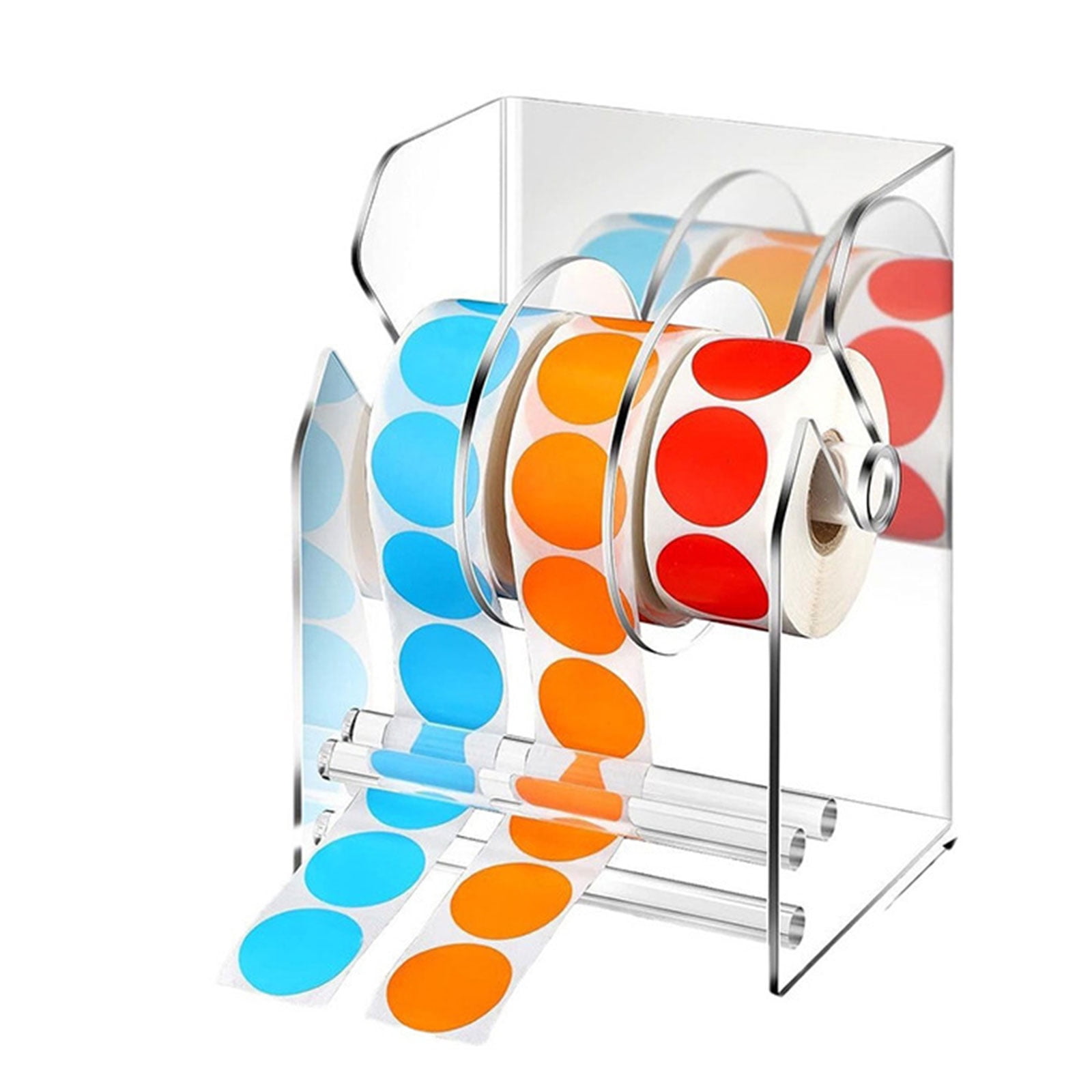High Transparency Sturdy Acrylic Sticker Holder Conveninet Accessory for Office Supplies and Home Use Ornament