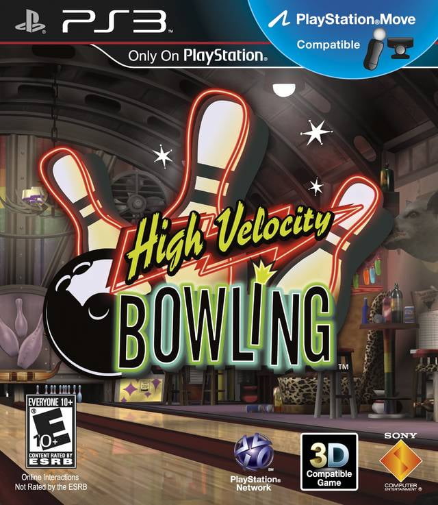 High Velocity Bowling, Sony, PlayStation 3, Monitoring Edition