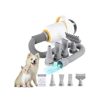 High Velocity Dog Hair Dryer Blower, Air Forced Pet Grooming Equipment, Low Noise Drying Solution for Cats