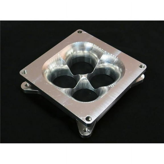 High Velocity Heads SS4150-4500-1.5AL 1.5 in. Tall Aluminum Super Sucker Spacer Adapter for 4150 Series Carb To 4500 Manifold