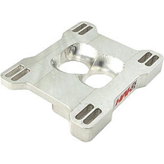 High Velocity Heads SS4412-2AL 1 in. Tall Aluminum Super Sucker Spacer for 4412 Series Carbs, 2-Hole Design