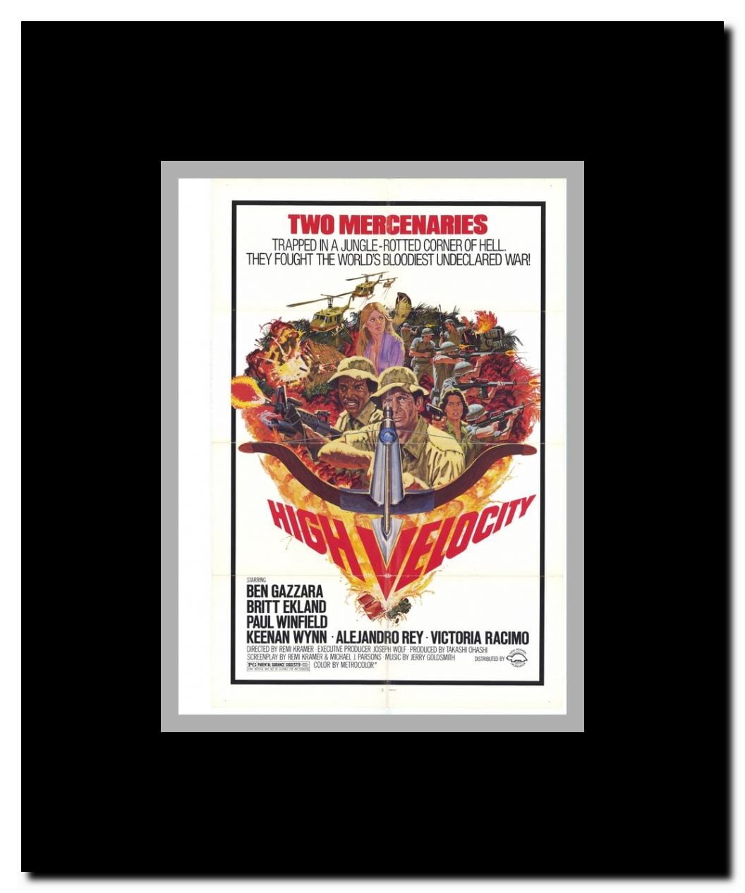 High Veloctiy Framed Movie Poster