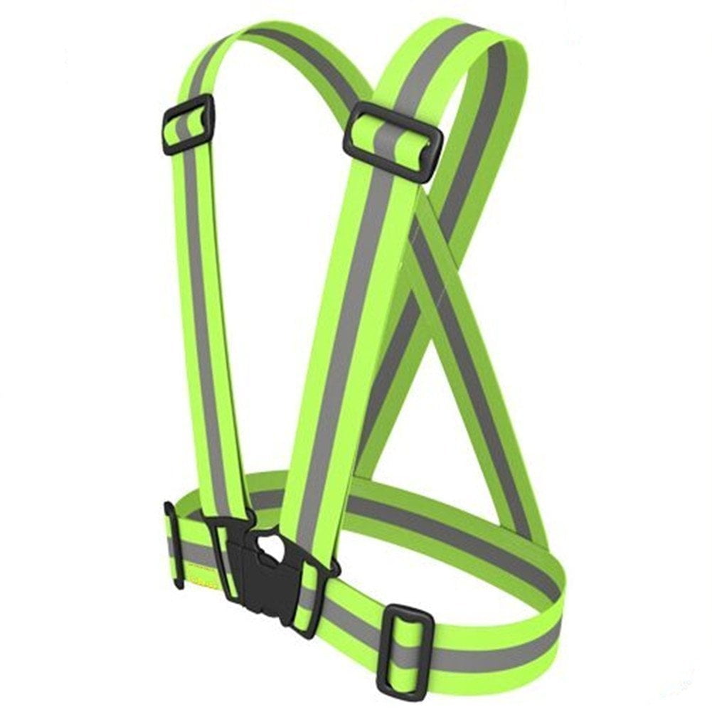 High-Visibility Reflective Safety Vest  Adjustable Hi-Vis Gear for Running, Walking, Cycling & Outdoor Work, Lightweight & Breathable Design TIKA