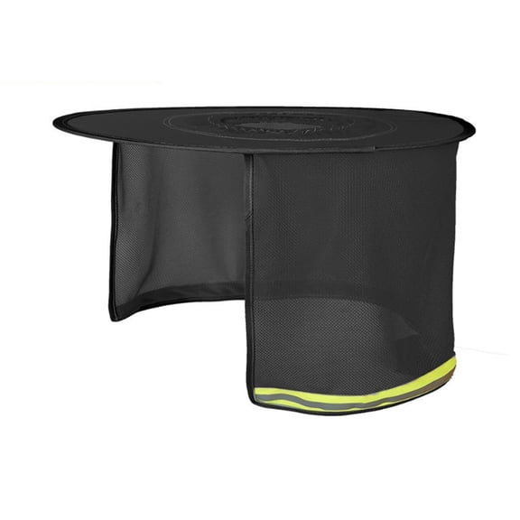 High Visibility Adjustable Sun Cover for Helmet Hat Lightweight Polyester Construction 4 Color