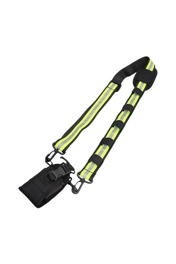 High Visibility Backpack With Adjustable Shoulder Straps And Waterproof Compartments For Construction Site Safety