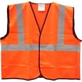 thumbnail image 1 of High Visibility Class 2 Orange Safety Vest - Size Medium, 1 of 1