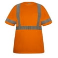 thumbnail image 1 of High Visibility Fluorescent Safety T-Shirt - Half Sleeve - 100% Polyester (Medium - 3 pack, Orange), 1 of 1