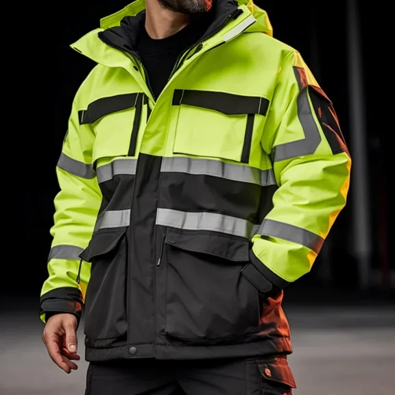 High Visibility Jacket Reflective Safety