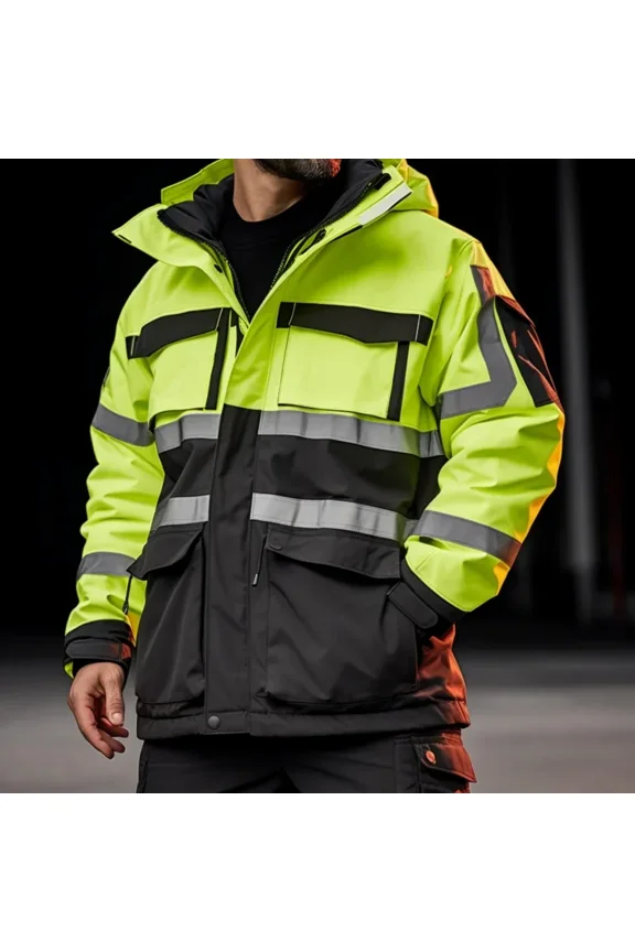 High Visibility Jacket Reflective Safety