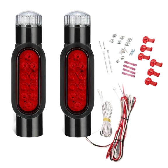 High Visibility LED Marine Trailer Guide Poles Light with Waterproof Designs Simple Installs for Boat Safety Signaling