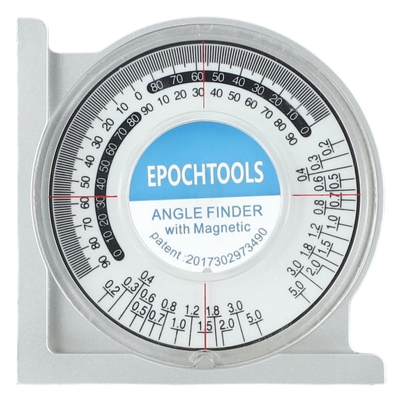 High Visibility Magnetic Angle Locator with 0 90 Degree Increments for Accurate Slope Protractor Measurements