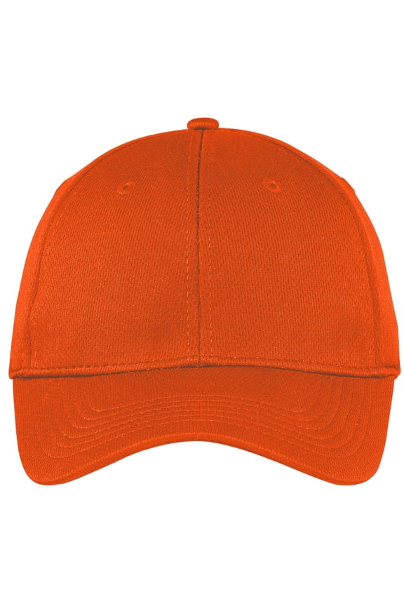 High Visibility Moisture Wicking Adult Hat, Neon Orange