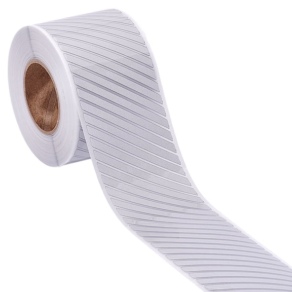 High Visibility PES & TPU Silver for DIY Reflective Light Stickers White 2 inch(50mm) Plastic