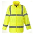 thumbnail image 1 of High-Visibility Rain Jacket, Yellow - 5XL, 1 of 1