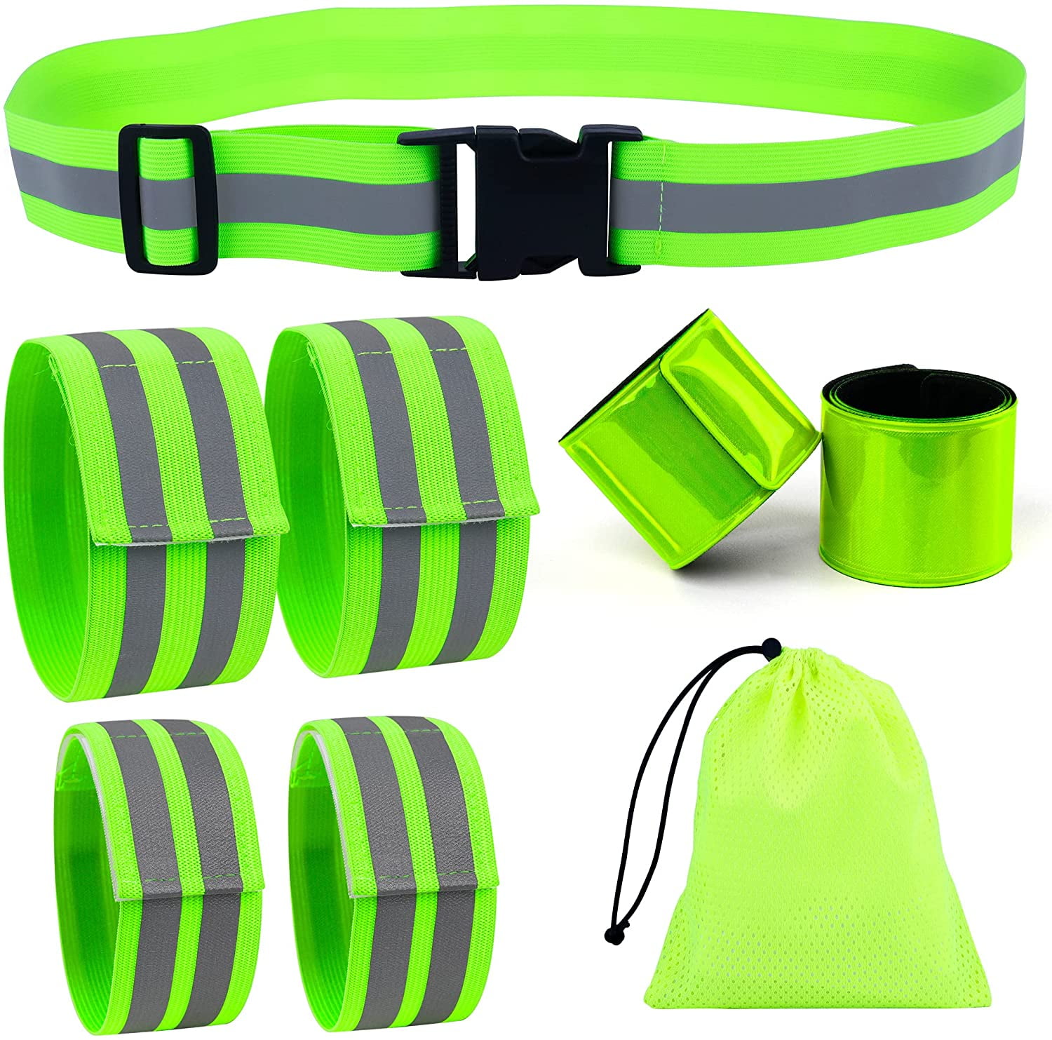 High Visibility Reflective Bands for Wrist, Arm, Ankle, Leg. Reflective