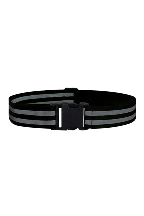 High Visibility Reflective Belt, Belt Army Reflective Belt Military Reflective Running Gear Men Women Reflector Belt Walking Running Cycling,black，G186033