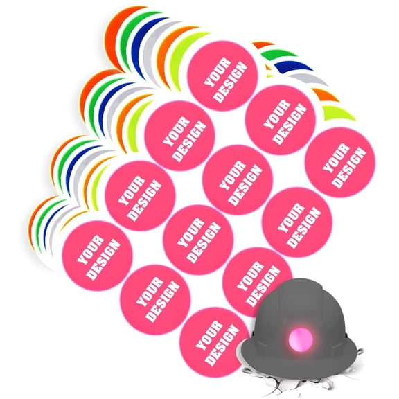 High Visibility Reflective Safety Hard Hat Sticker Customize Logo Hi-Vis Sticker for Helmet